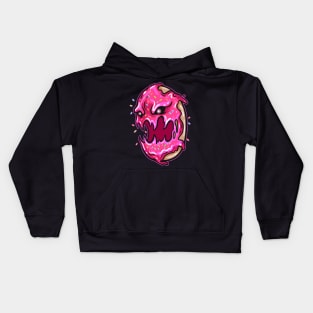 Scary Horror Monster Zombie Donut Halloween Kids Hoodie